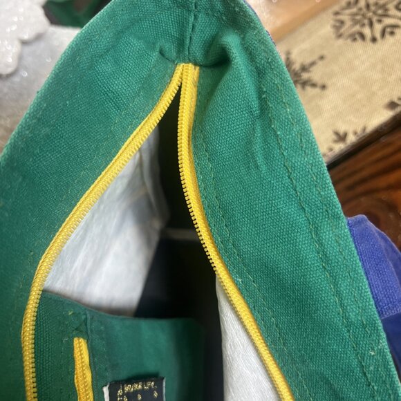 Vintage Laurel Burch Large Shoulder Tote Bag Leopard Cheetah Cat Y2K - Picture 10 of 12